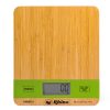BASCULA DE BAMBU DE COCINA 5KG BAMBU-5 RHINO - Imagen 4