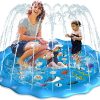Piscina Inflable Con Aspersor Alfombra 170 cm