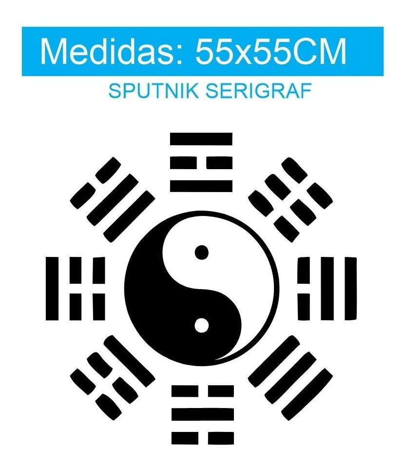 Vinilo Decorativo Oriental Yin Yang