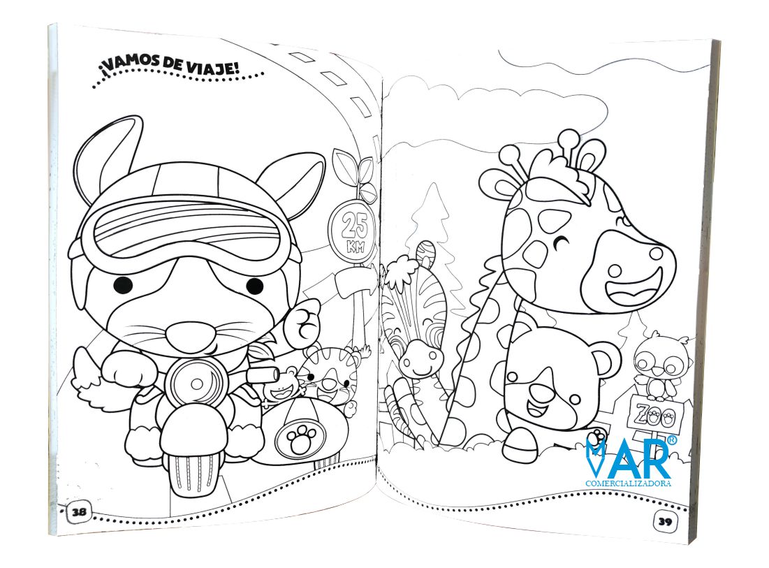 Mi libro de colorear - Dibujos grandes y sencillos para preescolares - Kawaii - Imagen 3
