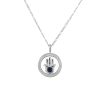 Dije Mano De Fátima Plata 925+cadena Plata 925 Protección - Imagen 2