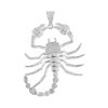 Dije Escorpión Alacrán Plata 925+cade Plata 925