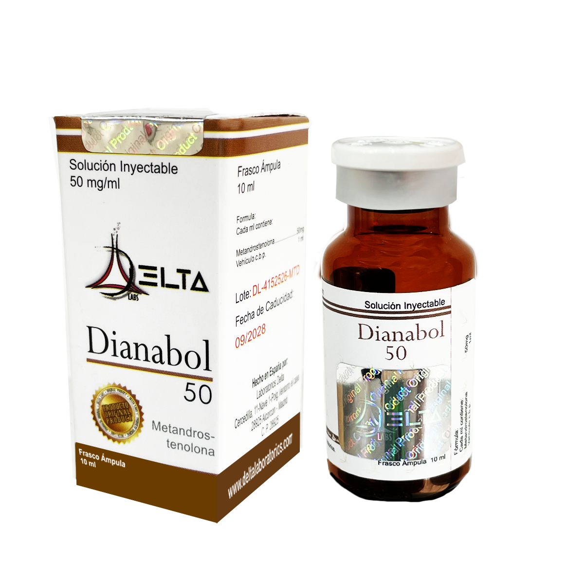 Dianabol Iny 50mg/ml Delta Labs – Explosion Muscular Asegurada ...