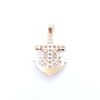 Dije Ancla Con Cristo En Oro De 14k - Imagen 5