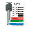 Transistor NPN BC548 - Imagen 3