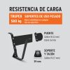 Carretilla 8 ft3 Imponchable, bastidor tubular, Truper - Imagen 2