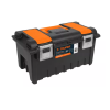 Caja de herramientas de 
22" TRUMPER con compartimentos 
Color Naranja