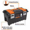 Caja de herramientas de 
22" TRUMPER con compartimentos 
Color Naranja - Imagen 2