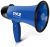 Pyle PMP21BL Altavoz megáfono portátil Sirena Bullhorn – Compacto y funciona con batería con 20 vatios de potencia, micrófono, 2 modos, sonido PA y mango plegable para uso policial y de porristas, azul