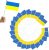 100 banderas de mano de Ucrania de 5,5 x 8,5 pulgadas, banderas nacionales de Ucrania, mini banderas de palo para fiestas, festivales, desfiles, fiestas, decoración (100 unidades)