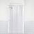 LiBa PEVA 8G – Cortina de ducha pequeña para baño, 36 pulgadas de ancho x 72 pulgadas de alto, tamaño estrecho, transparente, 8G resistente al agua, cortina de ducha