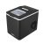 Euhomy Ice Maker Machine Countertop, 26Lbs/24H Autolimpiante Portátil Compact Ice Cube Maker, 7min/9pcs con pala de hielo y cesta para el Home & Kitchen/Home & Kitchen/oficina (negro)