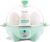 Olla rápida para huevos DASH: Olla eléctrica para huevos con capacidad para 6 huevos para huevos duros, huevos escalfados, huevos revueltos o tortillas con función de apagado automático – Aqua, 5.5 pulgadas (DEC005AQ)