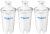 Filtro de agua estándar Brita, filtros de repuesto estándar para jarras y dispensadores, sin BPA, 3 unidades