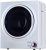 Panda PAN725SF Secadora de Apparel eléctrica portátil compacta de 110 V, 1,5 pies cúbicos, tambor de acero inoxidable en blanco y negro