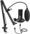 FIFINE Studio Condensador USB Micrófono Computadora PC Micrófono Kit con brazo de tijera ajustable Soporte de choque para instrumentos Voice Overs Grabación Podcasting YouTube Karaoke Gaming Streaming-T669