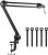 Soporte de brazo para micrófono InnoGear, brazo de micrófono resistente, soporte de suspensión para brazo de tijera con clip para micrófono y bridas para cable para Blue Yeti Snowball y Blue Yeti Nano (mediano)