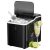 Máquina para hacer hielo, máquina para hacer hielo en la encimera con cuchara para hielo y cesta, 26 lb/24 h, 9 cubitos de hielo listos en 7 minutos, máquina para hacer cubitos de hielo portátil automática para el Home & Kitchen, Home & Kitchen, bar, fiesta