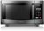 Toshiba EM925A5A-BS Horno de microondas con modo ECO de encendido/apagado de sonido e iluminación LED, 0.9 pies cúbicos/900 W, acero inoxidable negro