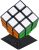 Hasbro Gaming Rubik’s 3X3 Cube, juego de rompecabezas, colores clásicos