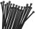 HMROPE 100 bridas para cables resistentes de 8 pulgadas, bridas de plástico premium con 50 libras de resistencia a la tracción, envolturas de nailon negro autoblocantes para interiores y exteriores