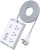 Tira de alimentación con USB, cable de extensión de enchufe plano con certificado Addtam ETL con 3 puertos USB, 3 salidas ampliamente espaciadas, cable trenzado de 5 pies, tira de alimentación de viaje pequeña de escritorio para crucero, Home & Kitchen, oficina