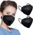 100pcs KN95 Mascarilla Filtro negro Máscaras transpirables 5 Capa Diseño Copa Máscaras de seguridad contra el polvo