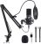 Micrófono USB, MAONO 192KHZ/24Bit Plug & Play PC Computadora Podcast Condensador Cardioide Kit de micrófono de metal con chipset de sonido profesional para grabación, juegos, canto, YouTube (AU-A04)