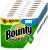 Toallas de papel de tamaño rápido Bounty, 16 rollos familiares = 40 rollos regulares