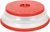 Tovolo – Microondas plegable grande, tapa para recalentar Food & Beverages, dispositivo de preparación de comidas, cubierta de plato plegable sin ensuciar, herramienta de Home & Kitchen, rojo manzana caramelo