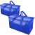 TICONN Paquete de 2 bolsas de mudanza extragrandes con cremalleras y asas de transporte, bolsa de almacenamiento resistente para ahorrar espacio en el almacenamiento de mudanzas
