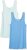Amazon Essentials – Pack de 2 camisetas sin mangas ajustadas para mujer