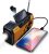 FosPower 2000mAh NOAA Radio meteorológica de emergencia (Modelo A1) Banco de energía portátil con carga solar, manivela de mano y funciona con pilas, alarma SOS, AM/FM y linterna LED para emergencias al aire libre