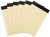 Mintra Office Legal Pads – ((BASIC CANARY 6pk, 5in x 8in, NARROW RULED)) – 50 hojas por bloc de notas, bloc de notas microperforado, papel de cuaderno para la escuela, la universidad, la oficina, los negocios