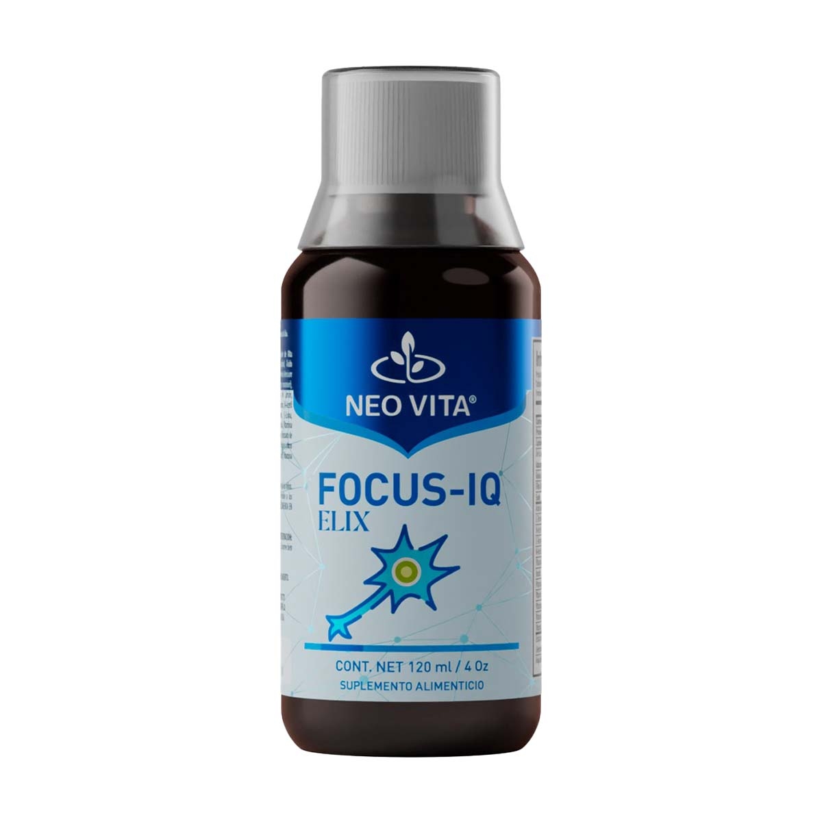 FOCUS IQ ELIX Reduce el estrés y la fatiga mental, mejora la memoria, la atención y el aprendizaje.