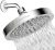 Cabezal de ducha de lluvia de alta presión SparkPod – Los mejores cabezales de ducha para baño – Ángulo ajustable para ducha de baño definitiva – Instalación de 1 minuto con teflón adicional incluido (ajuste universal) (cromo)