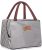 Bolsa de almuerzo HOMESPON, bolsa de mano aislada, caja de almuerzo, bolsa refrigeradora reutilizable, contenedor de almuerzo, soporte impermeable para almuerzo para mujeres/hombres