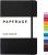 PAPERAGE Cuaderno rayado, (negro), 160 páginas, tamaño mediano 5,7 pulgadas x 8 pulgadas, papel grueso de 100 g/m², tapa dura