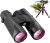 Binoculares de alta definición de 12 x 42 para adultos con adaptador de teléfono y trípode, binoculares superbrillantes con vista grande, binoculares ligeros impermeables para observación de aves, caza, observación de estrellas, deportes de senderismo