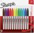 Marcador permanente de punta fina Sharpie, colores surtidos, 12 unidades