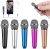 Uniwit Mini Micrófono portátil para voz/instrumento para teléfono móvil Laptop Notebook Apple iPhone Sumsung Android con clip de soporte (negro)