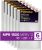Filtrete 10x20x1, filtro de aire para horno de CA, MPR 1500, Healthy Living Ultra Allergen, paquete de 6 (dimensiones exactas 9,81 x 19,81 x 0,78)