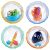 Munchkin Float and Play Bubbles Juguete de baño, 4 unidades