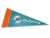 Miami Dolphins NFL Mini Banderín Con Display Belitan