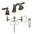 Moen T6620orb-9000 Brantford Dos Arco Bajo Para Baño Grifo C