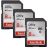 3x Genuino Sandisk Ultra 8gb Class 10 Sdhc Tarjeta De Memori