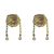 2 Grado 70 3/8  X 20 Cadenas ‘transporte Grab Con Ganchos En