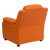 Muebles De Flash Bt-7985-r-naranja-gg Deluxe Muy Acolchado N