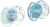 Tommee Tippee Cerca De La Naturaleza Noche Chupete, 18-36 Me