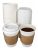 Tashibox 12 Oz Desechables Tazas De Café Con Tapas Y Mangas,